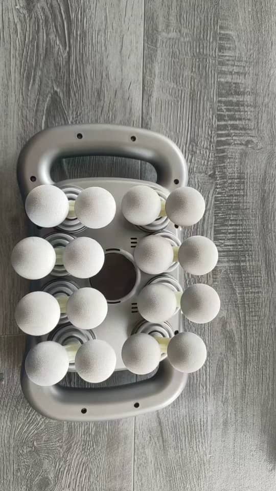 Hand held Deep Tissue Muscle Massager with 16 Heads