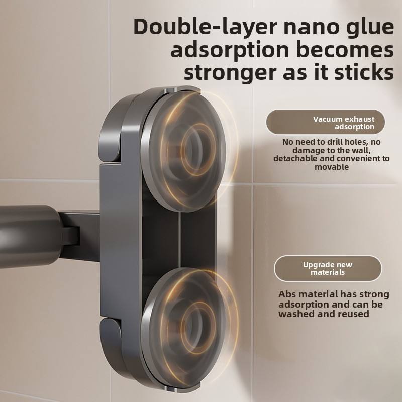 Suction Cup Clothes Drying Telescopic Rod
