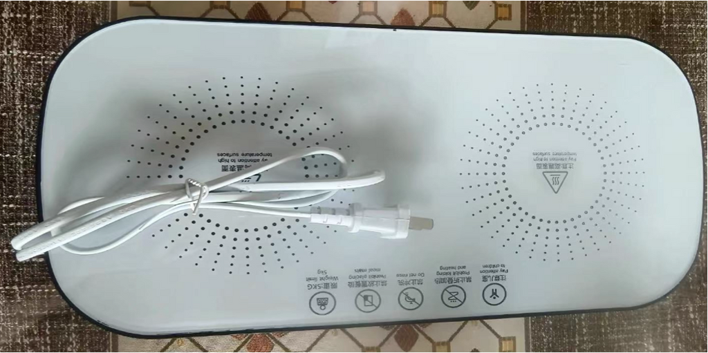 Multifunctional Electric Food Heating Glass Tray